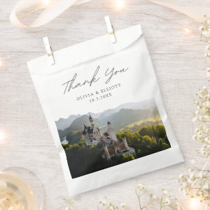 Schloss Neuschwanstein Hochzeitsfest Foto Vielen D Geschenktütchen