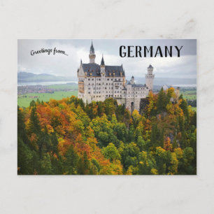 Schloss Neuschwanstein Hohenschwangau Deutschland Postkarte