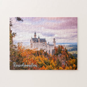 Schloss Neuschwanstein im Herbst Puzzle