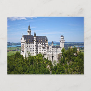 Schloss Neuschwanstein in Deutschland Foto Postkarte