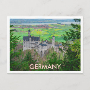 Schloss Neuschwanstein in Deutschland Postkarte