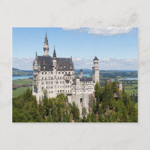 Schloss Neuschwanstein in Schwangau Bayern Postkarte