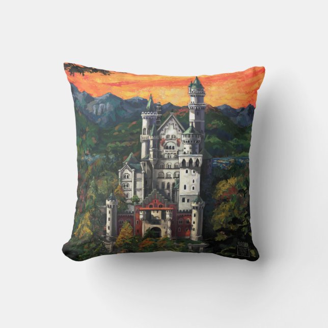 Schloss Neuschwanstein Kissen (Vorderseite)