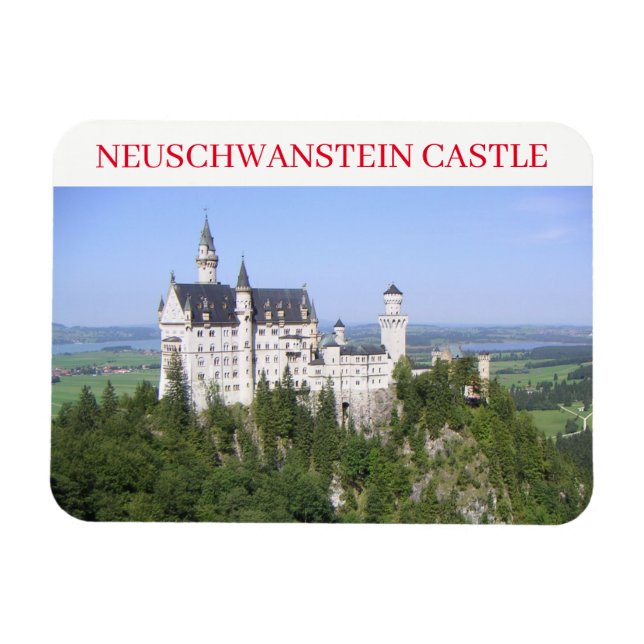 Schloss Neuschwanstein Kühlschrankmagnet Magnet (Horizontal)