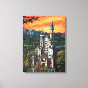 Schloss Neuschwanstein Leinwanddruck