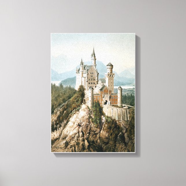 Schloss Neuschwanstein Leinwanddruck (Vorderseite)