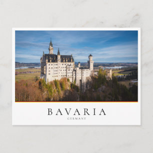 Schloss Neuschwanstein, Märchen in Bayern Postkarte