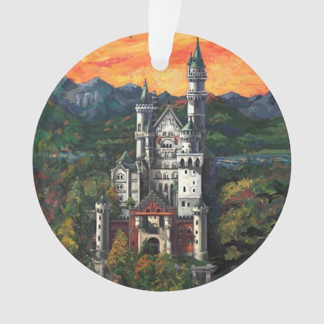 Schloss Neuschwanstein Ornament (Vorderseite)