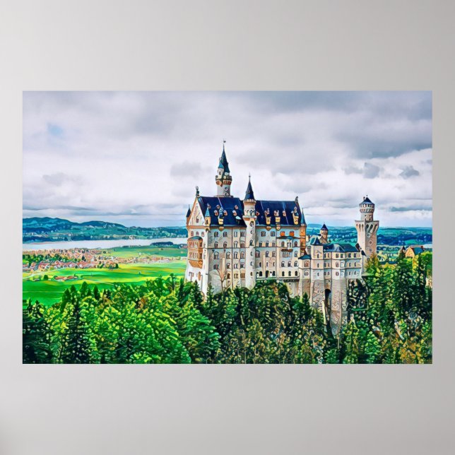 Schloss Neuschwanstein - Poster (Vorne)