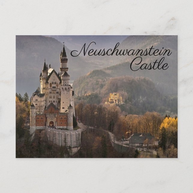 Schloss Neuschwanstein Postkarte (Vorderseite)