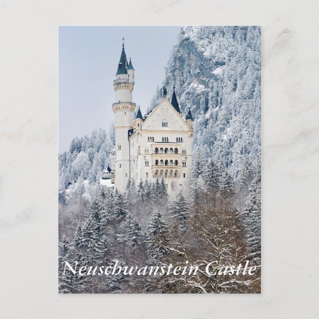 Schloss Neuschwanstein Postkarte (Vorderseite)
