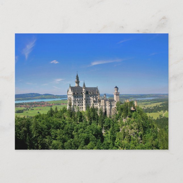 Schloss Neuschwanstein Postkarte (Vorderseite)