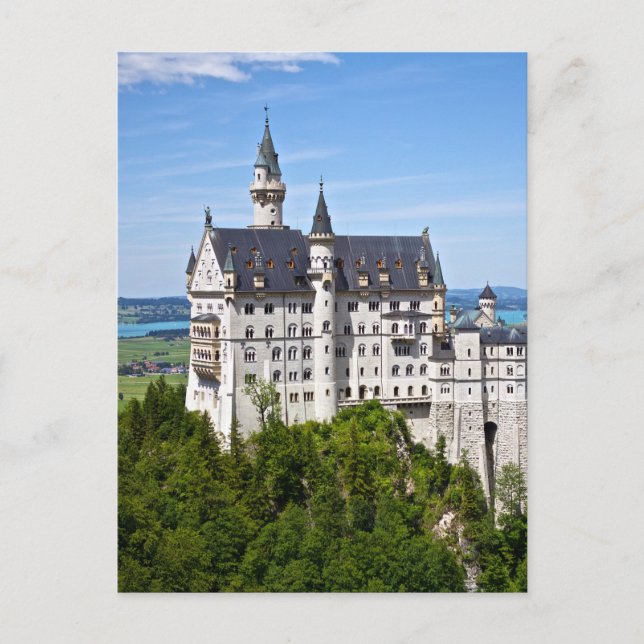 Schloss Neuschwanstein Postkarte (Vorderseite)