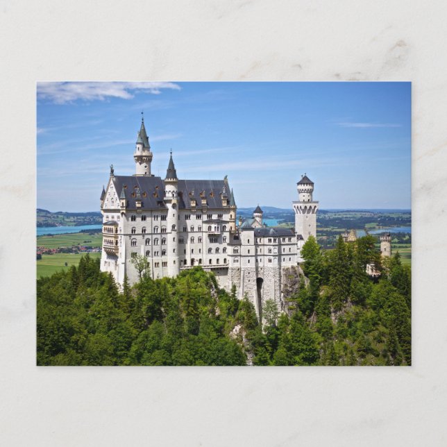Schloss Neuschwanstein Postkarte (Vorderseite)