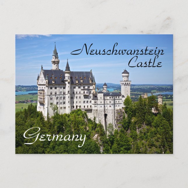 Schloss Neuschwanstein Postkarte (Vorderseite)