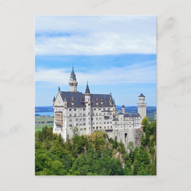 Schloss Neuschwanstein Postkarte (Vorderseite)