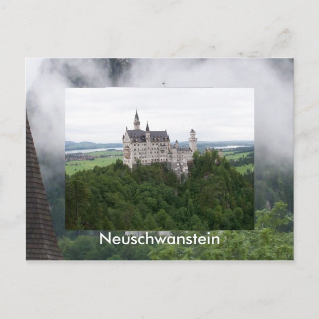 Schloss Neuschwanstein Postkarte (Vorderseite)