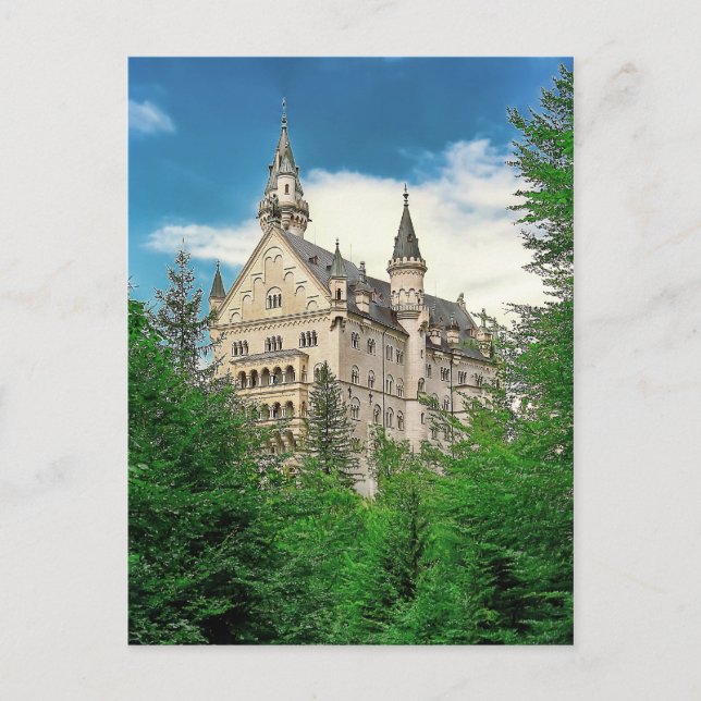 Schloss Neuschwanstein Postkarte (Vorderseite)