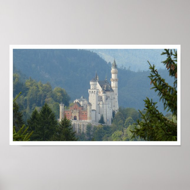 Schloss Neuschwanstein, Schloss Fairy, Deutschland Poster (Vorne)