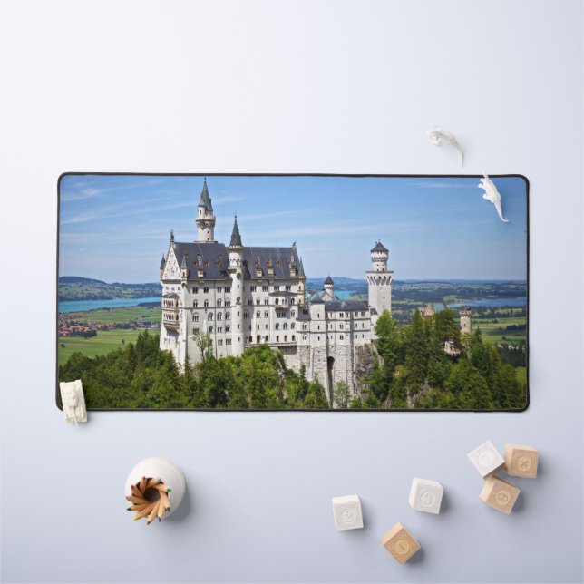Schloss Neuschwanstein, Schwangau, Deutschland Schreibtischunterlage (Kindertisch)