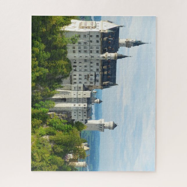Schloss Neuschwanstein Südwestbayern Deutschland Puzzle (Vertikal)