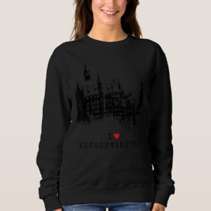 Schloss Neuschwanstein Vintages Bayern I Liebe Ger Sweatshirt