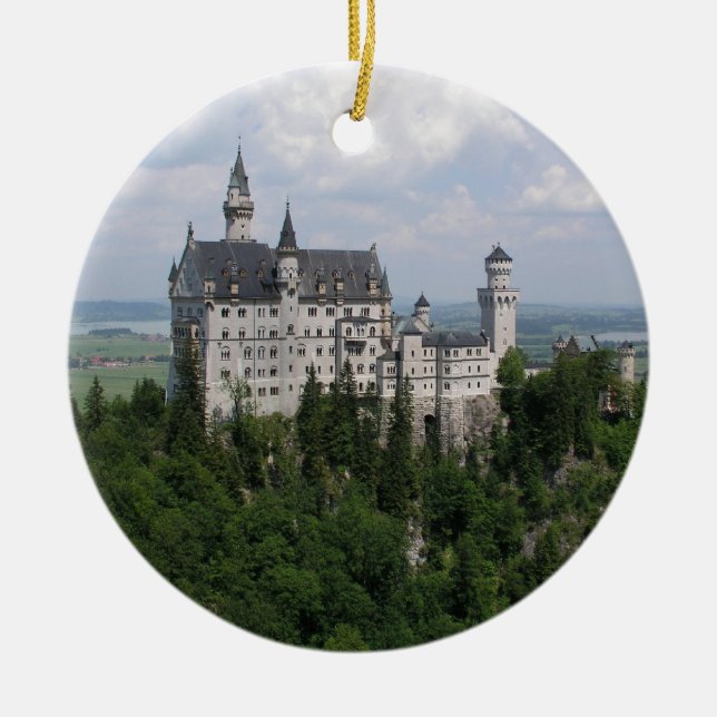 Schloss Neuschwanstein Weihnachtsschmuck (Vorne)