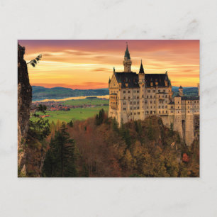 Schloss Neuschwantstein Deutschland Postkarte