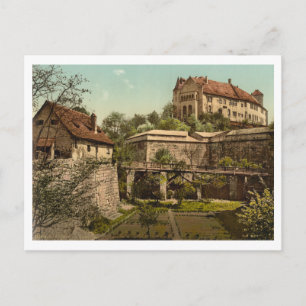 Schloss Nürnberg, Bayern, Deutschland Postkarte