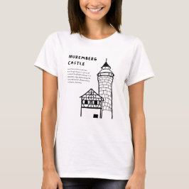 Schloss Nürnberg, Deutschland" | Minimalistische K T-Shirt