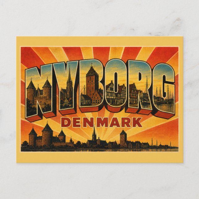 Schloss Nyborg Dänemark Postkarte (Vorderseite)