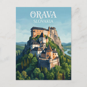 Schloss Orava Slowakei Postkarte