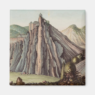 Schloss Orava von der Nordseite in der Slowakei Magnet