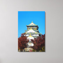 Schloss Osaka Japan Herbst Reise