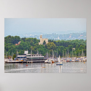 Schloss Oscarshall, Oslo, Norwegen Poster