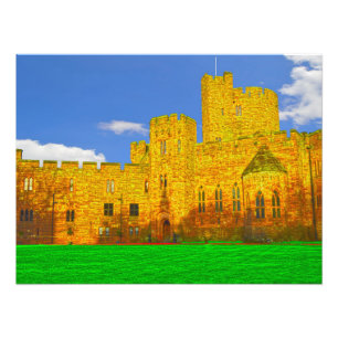 Schloss Peckforton in Tarporley, Cheshire Fotodruck