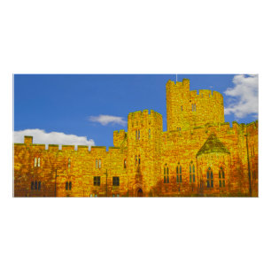 Schloss Peckforton in Tarporley, Cheshire Poster