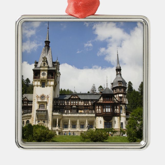 Schloss Peles aus dem 18. Jahrhundert, Sinaia, Rum Ornament Aus Metall (Vorne)