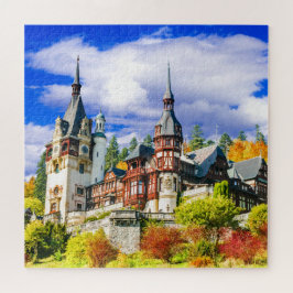 Schloss Peles in Karpaten, Rumänien Puzzle