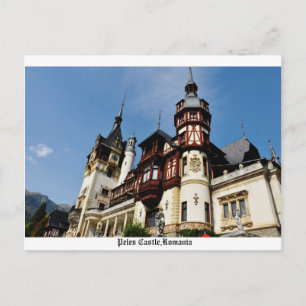 Schloss Peles, Siebenbürgen, Rumänien Postkarte
