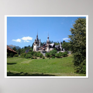 Schloss Peles, Sinaia, Rumänien Poster