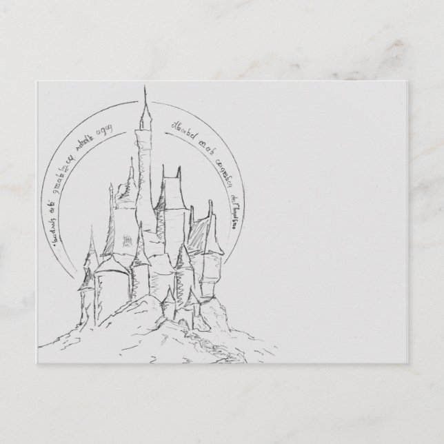 Schloss Postkarte (Vorderseite)