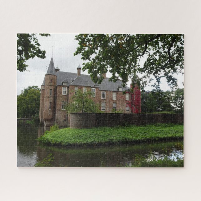Schloss Puzzle: Slot Zuylen in den Niederlanden Puzzle (Horizontal)