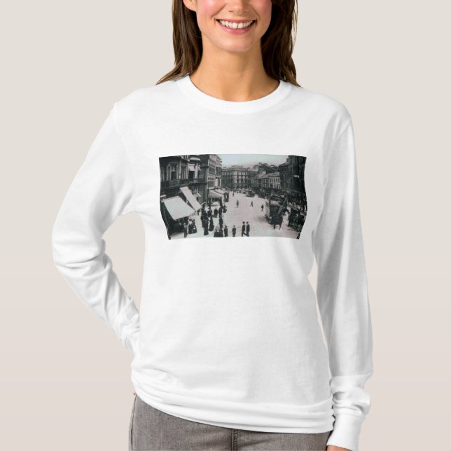 Schloss-Quadrat, Belfast, c.1902 T-Shirt (Vorderseite)