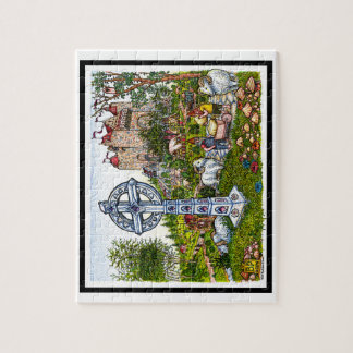 Schloss-Querpuzzlespiel Puzzle