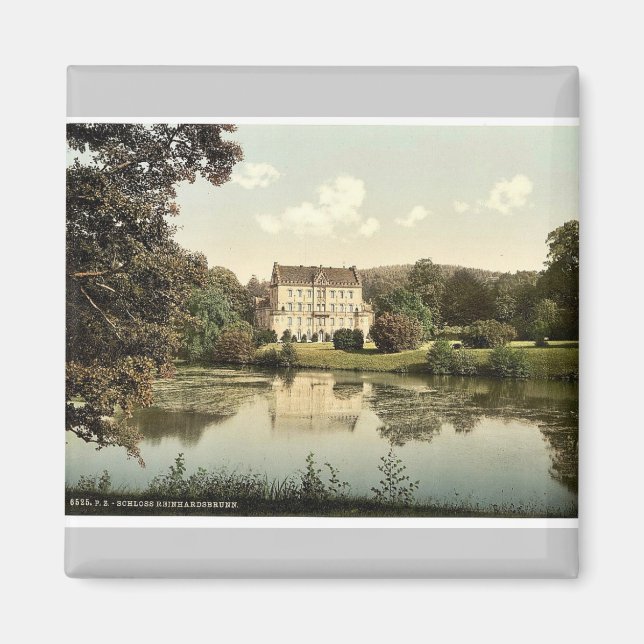 Schloss Reinhardsbrunn, Friedrichrhoda, Thüringen, Magnet (Vorne)