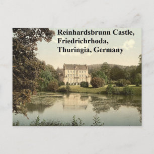 Schloss Reinhardsbrunn, Friedrichrhoda, Thüringen Postkarte