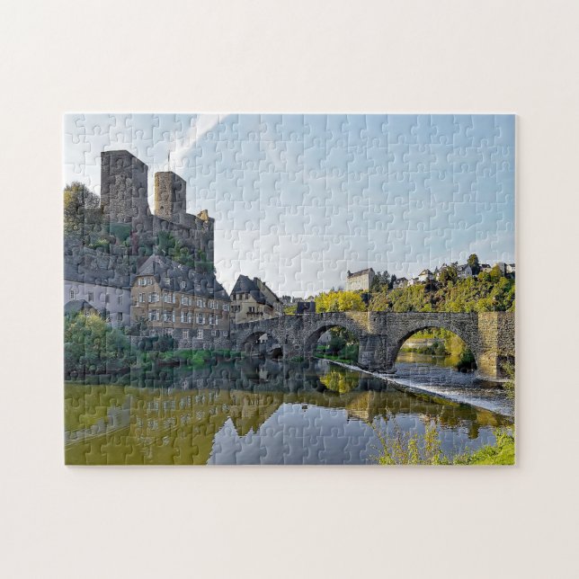 Schloss Runkel Deutschland. Puzzle (Horizontal)