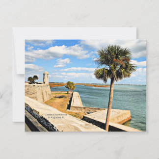 Schloss San Marcos, St. Augustine, FL Postkarte