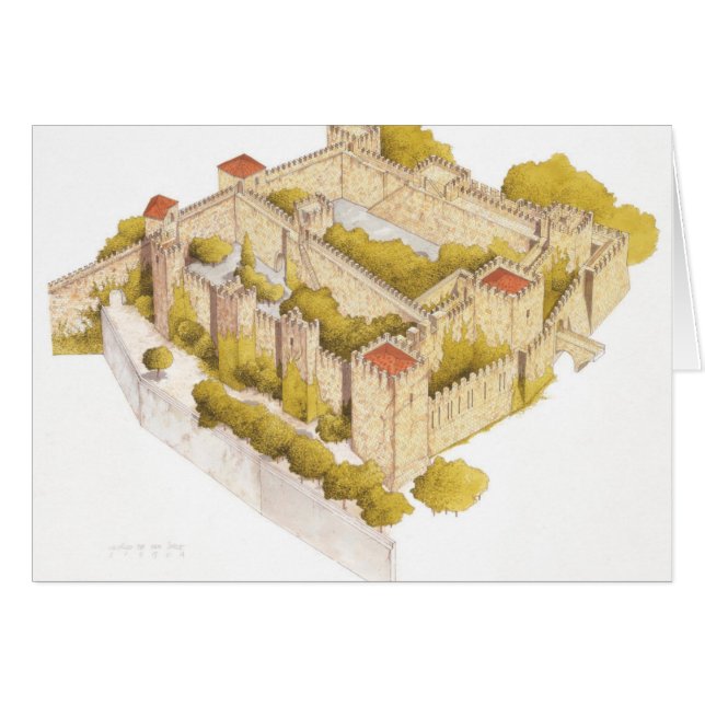 Schloss Sans Jorge. Lissabon Portugal (Vorderseite (Horizontal))